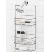 Wholesale - 2.5 TIER POWDERED NICKEL BILTMORE SHOWER CADDY C/P 12, UPC: 038861707943